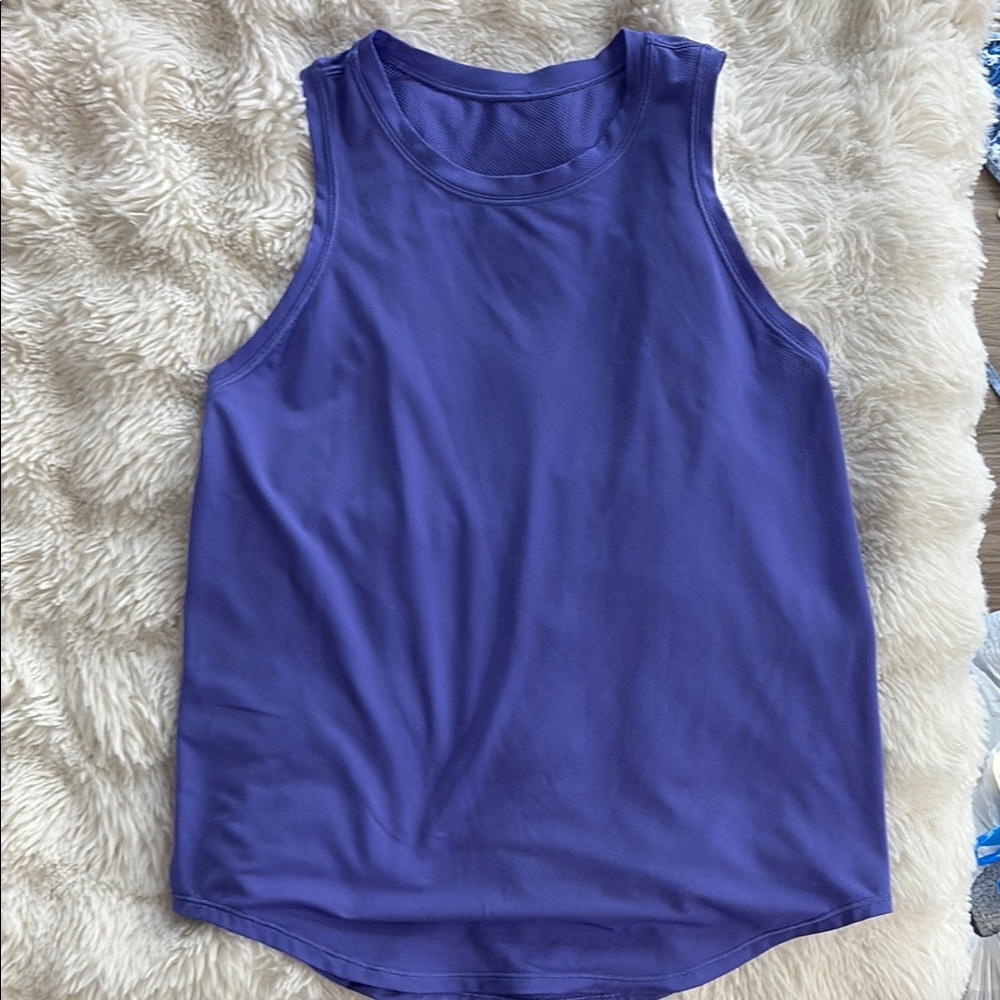 Lululemon Athletica Purple Jersey Training Tank Top